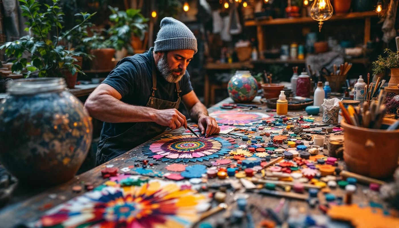 Recycler avec créativité : transformer les matériaux usagés en art décoratif